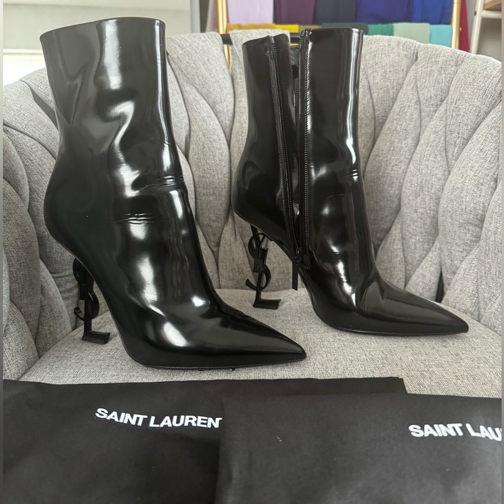 Saint Laurent YSL Opyum booties size 40+ / 40.5